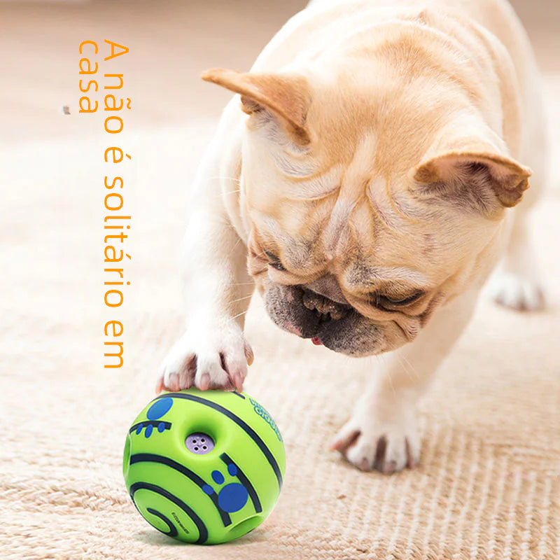 WobbleWagGiggle Pet Toy for Dogs - Interactive Chew Ball with Sound-Top Pick!!
