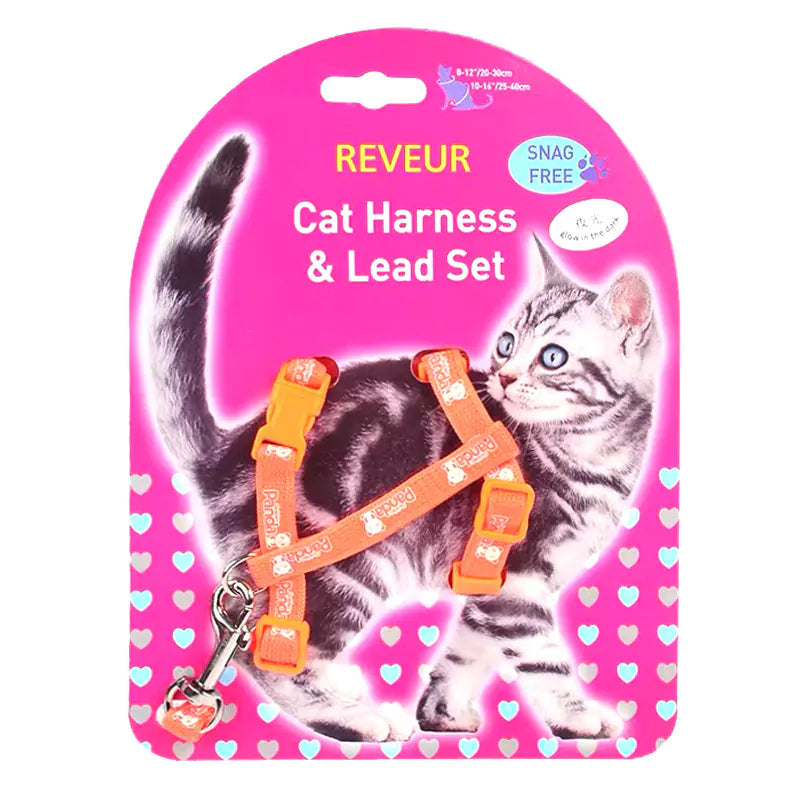 Reflective Cat Harness for Night Safety