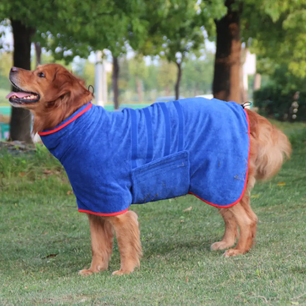 Multi-Color Absorbent Pet Bathrobe