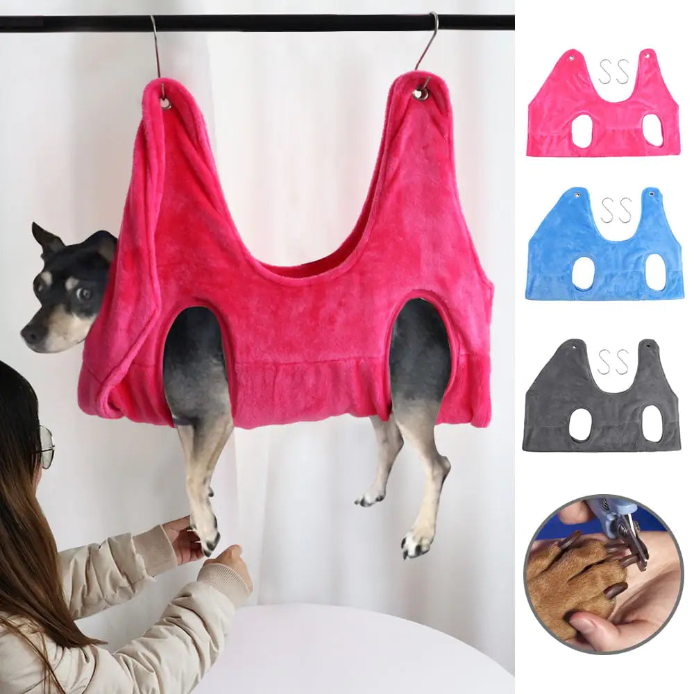 Pet Grooming Hammock Restraint Helper Bag