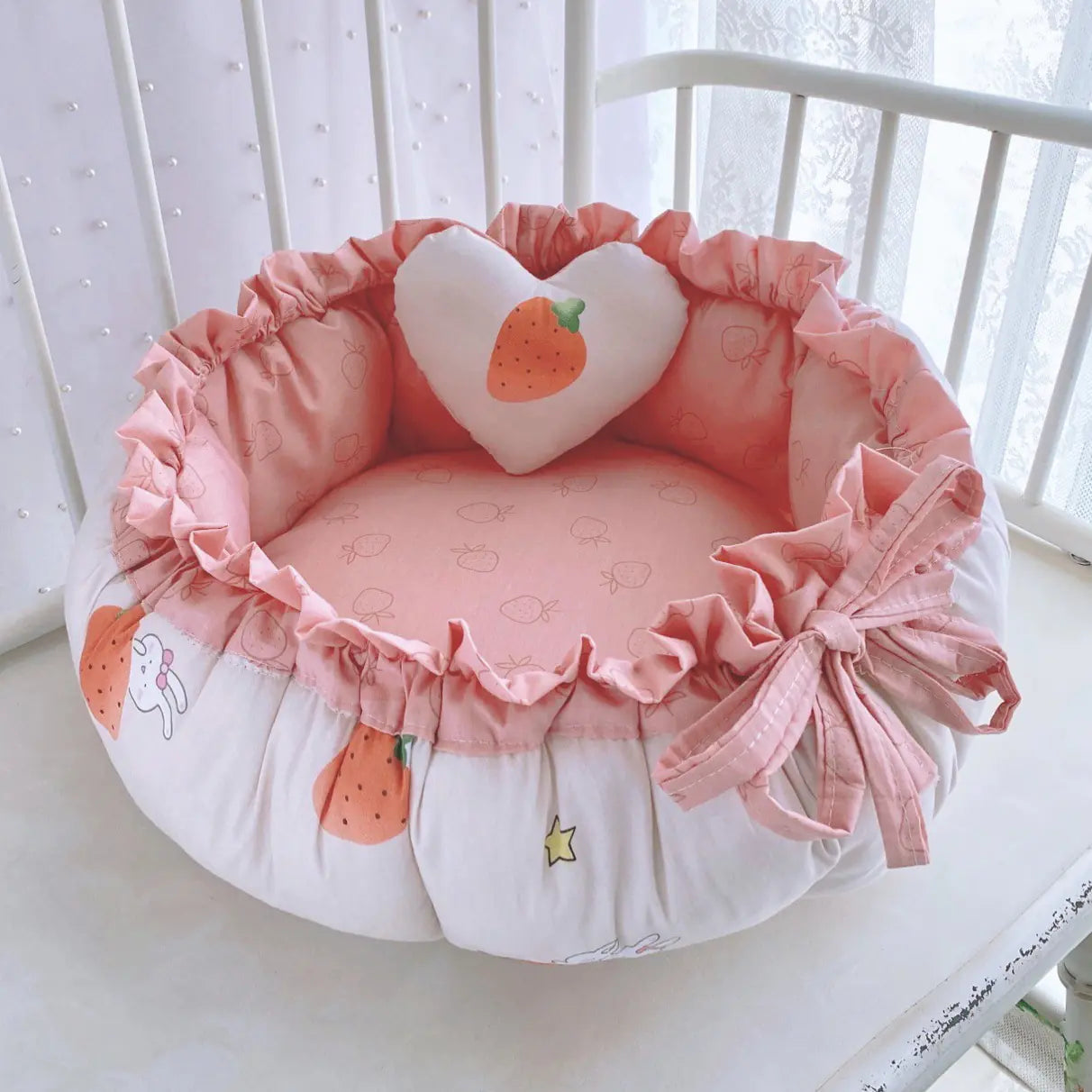 Teddy Dog and Cat Bed for Small Pets