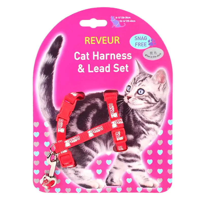Reflective Cat Harness for Night Safety
