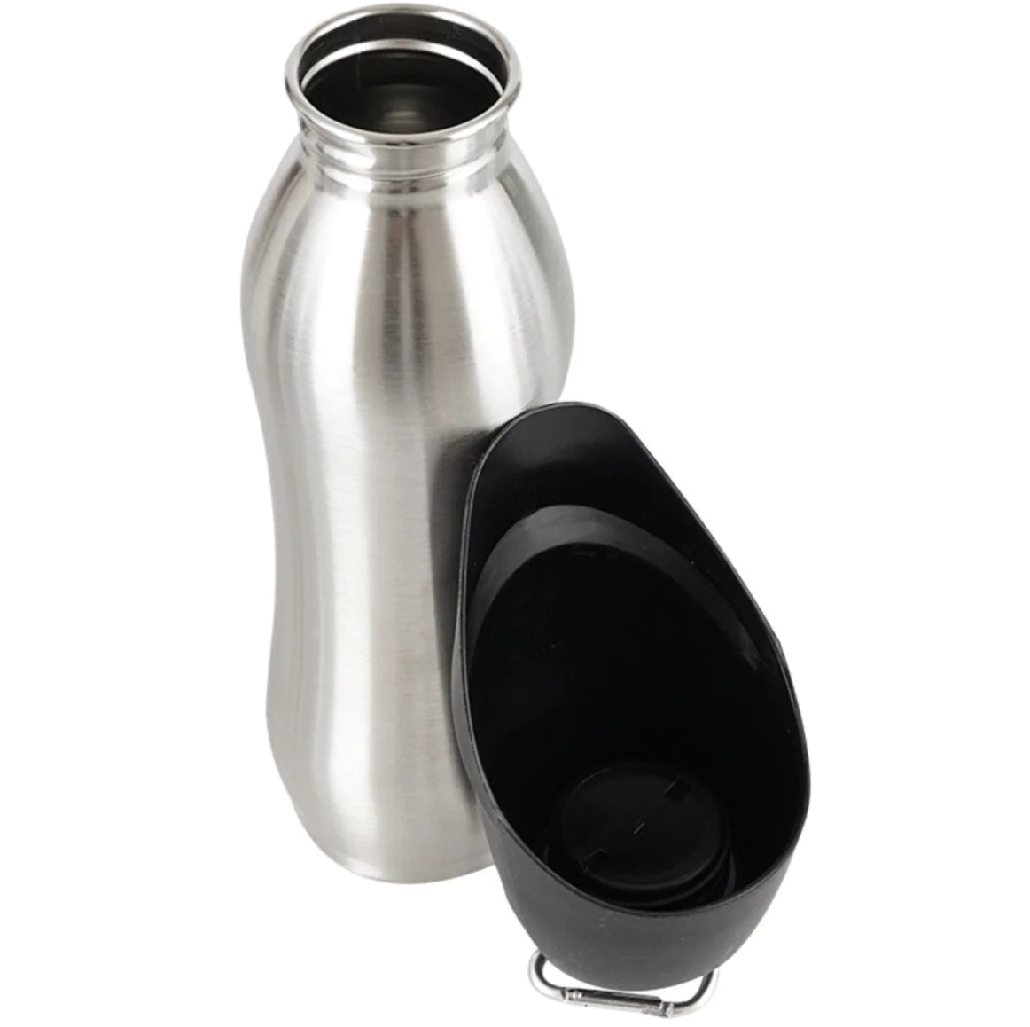 Portable Stainless Steel Drinking Bottle With Bowl for Pets-Top Pick!!