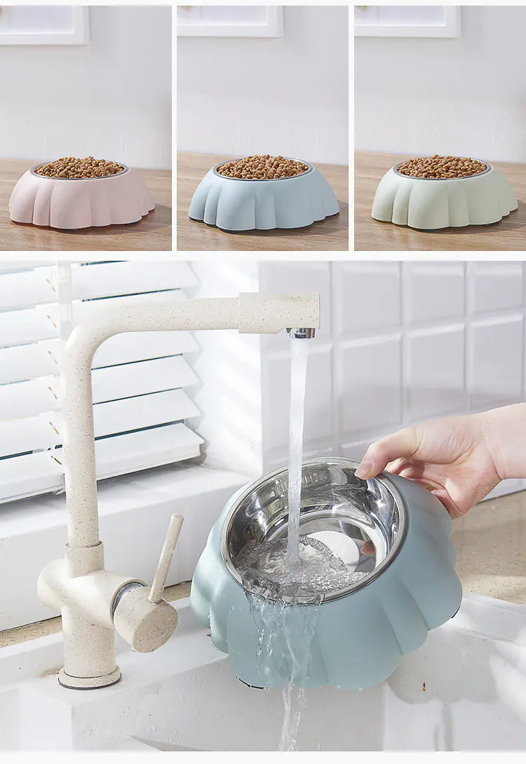 Premium Double-Layer Stainless Steel Pet Bowl