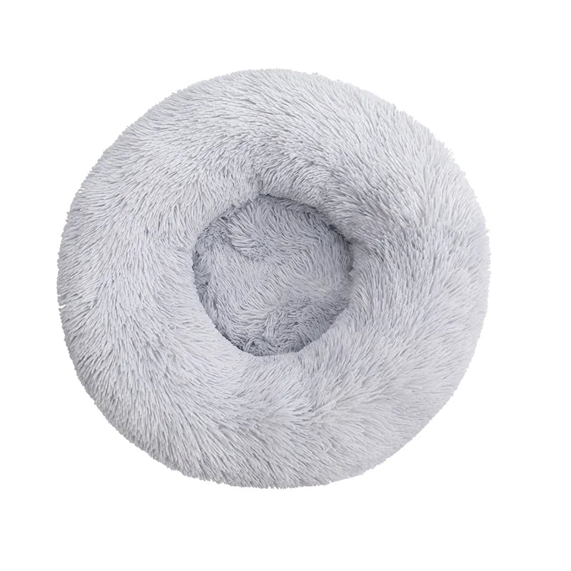 Plush Round Removable and Washable Pet Kennel Bed