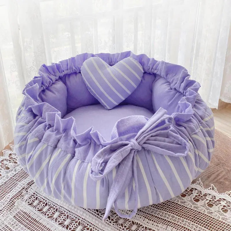 Teddy Dog and Cat Bed for Small Pets