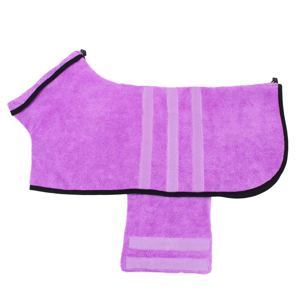 Multi-Color Absorbent Pet Bathrobe
