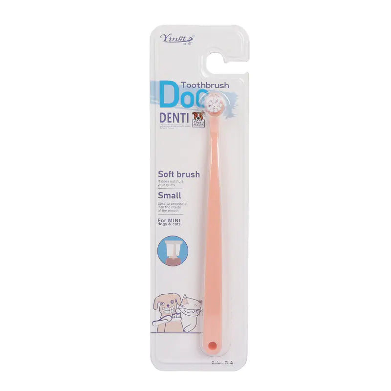 Soft Dog Toothbrush for Grooming and Oral Care