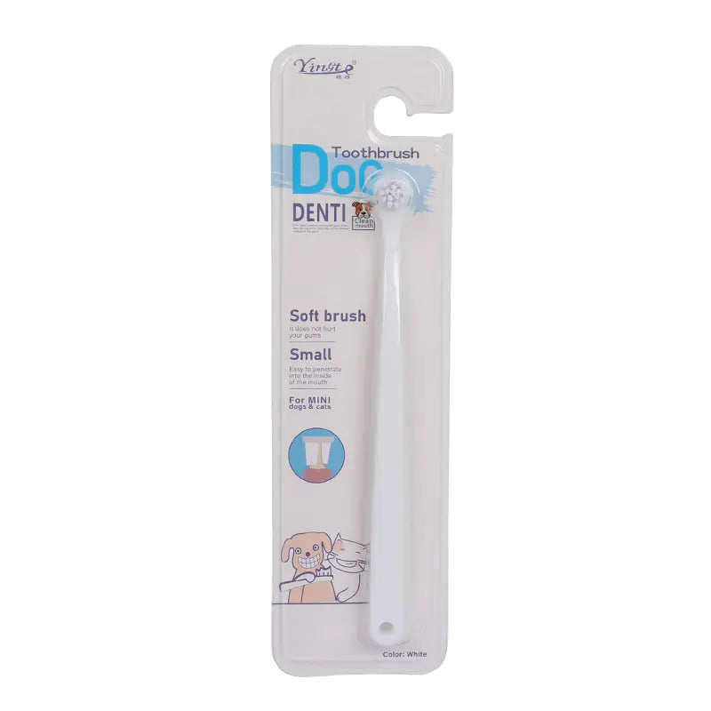 Soft Dog Toothbrush for Grooming and Oral Care