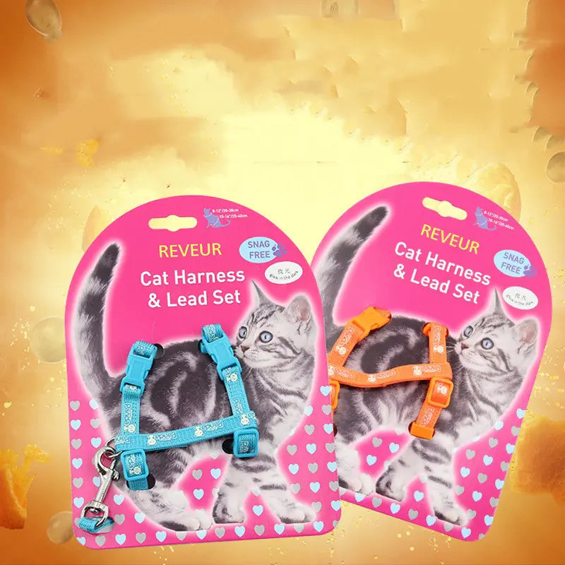 Reflective Cat Harness for Night Safety