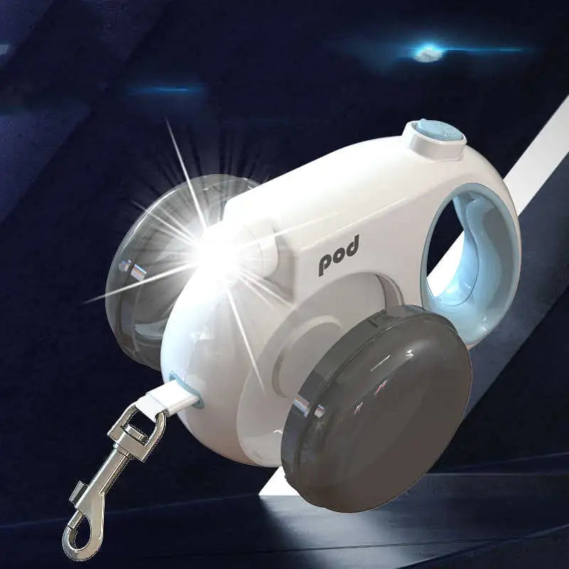 Multifunctional Automatic Retractable Leash with Light