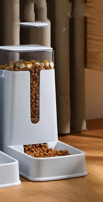Pet Double Bowl Automatic Feeder