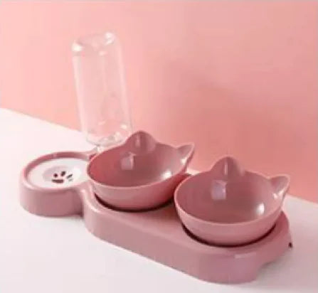 Anti-Tip Cat Bowl Feeder-Top Pick!!
