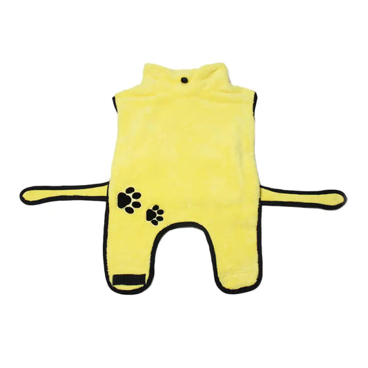 Soft Absorbent Coral Fleece Pet Bathrobe