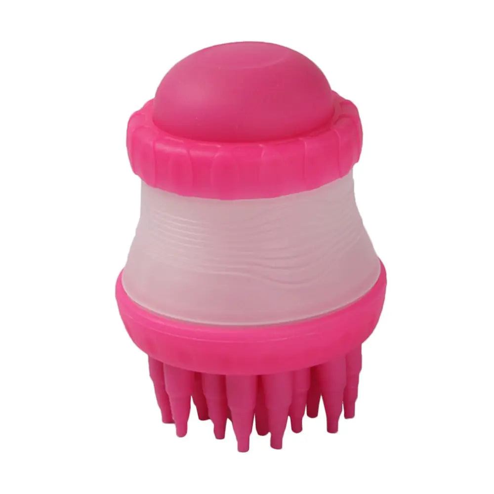 Dog Bath Brush with Massage Comb