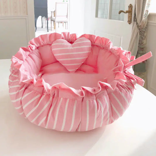 Teddy Dog and Cat Bed for Small Pets