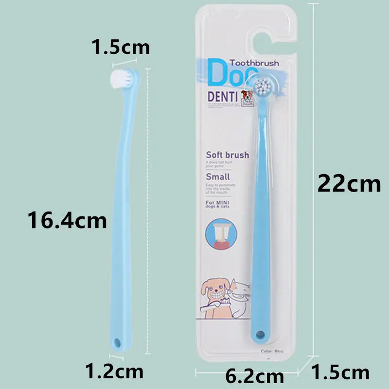 Soft Dog Toothbrush for Grooming and Oral Care