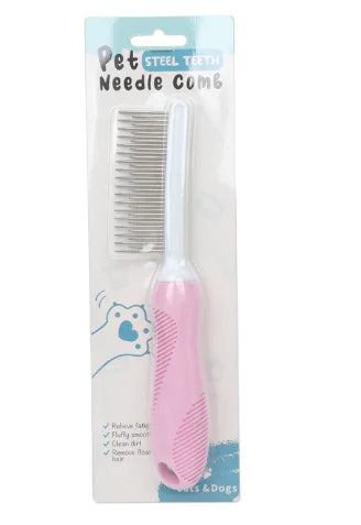 Pet Grooming Comb (Single Piece)