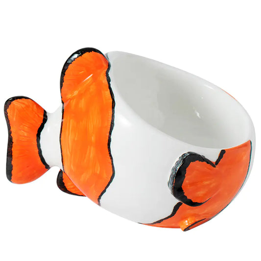 Ergonomic Protecting Ceramic Cat Bowl